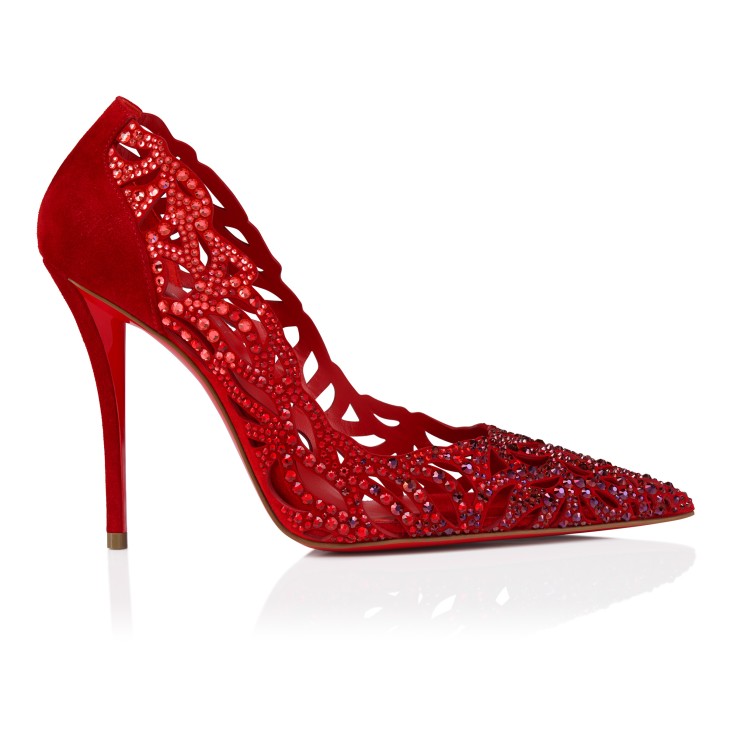 Christian Louboutin Lasera Strass Pump - Image 4